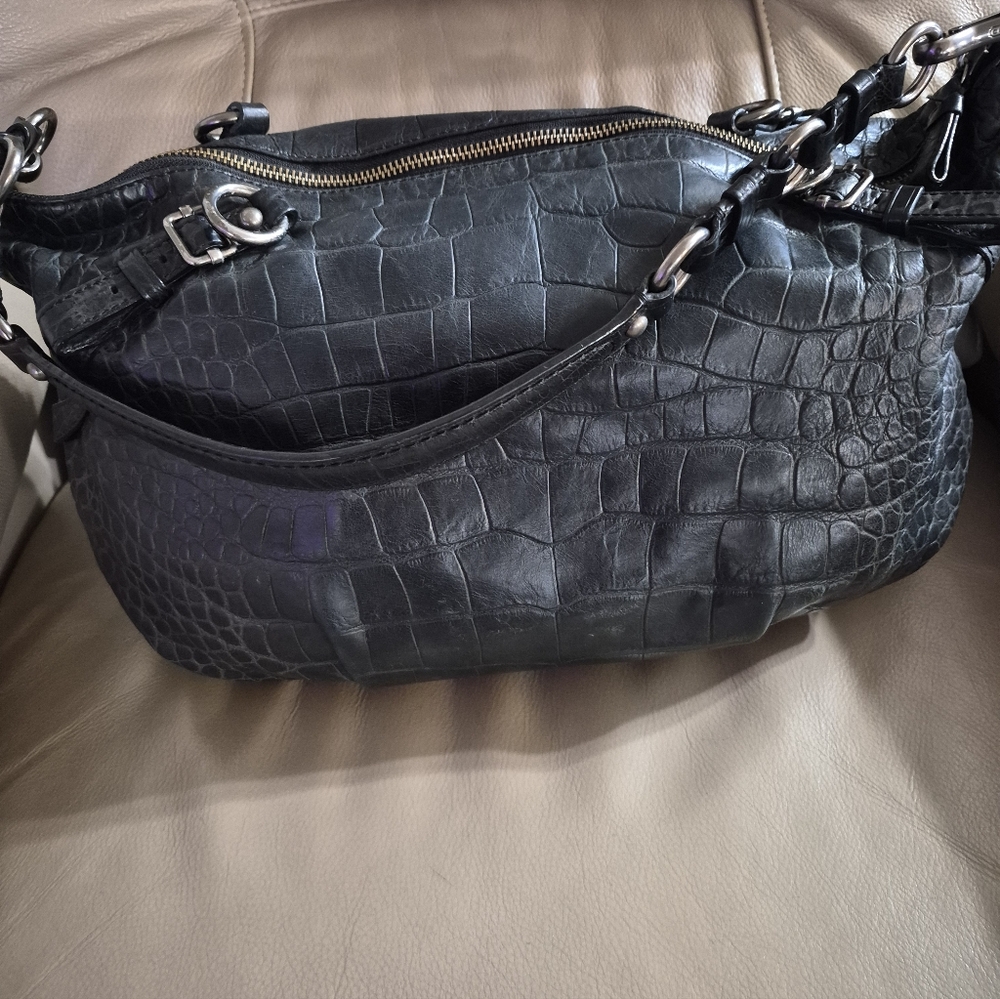COACH Madison Sophia Croc Embossed Coach "RARE" - Picture 8 of 15